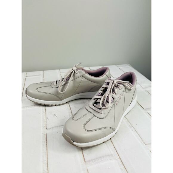 New Rockport lilac leather sneakers size 7.5 - Picture 10 of 10